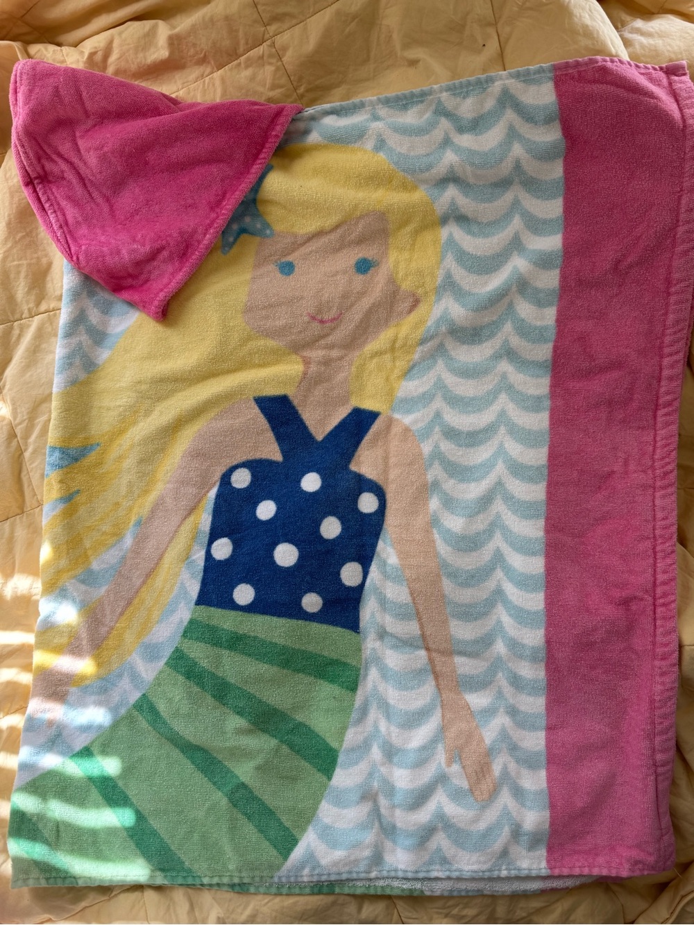 Pottery Barn Kids hooded towel